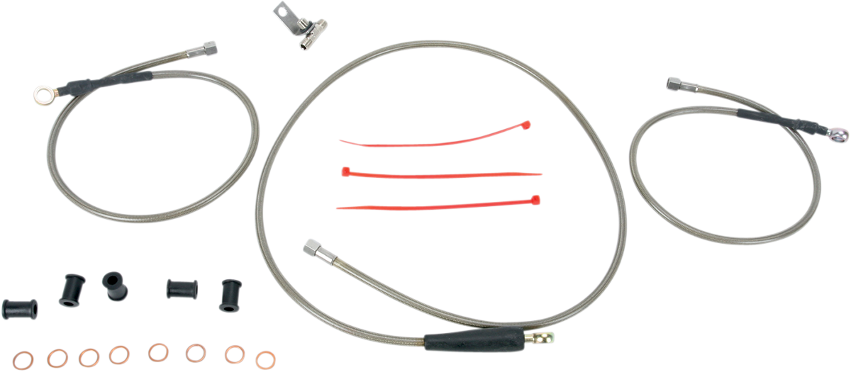 MOOSE OFFROAD Stainless Steel Braided Clutch Line - Hydraulic Clutch Line / Husqvarna/KTM MK01-3027