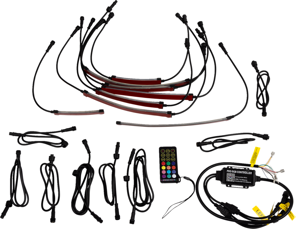 MOOSE OFFROAD Underglow Kit - 8 PC 2040-3246