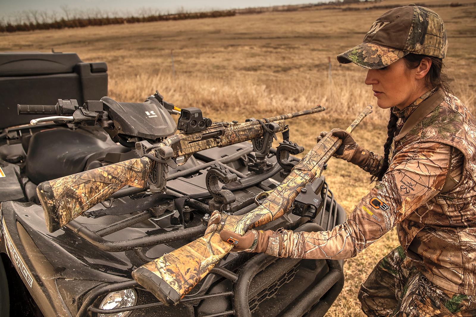 MOOSE OFFROAD V-Grip™ Double Gun Rack - 3518-0057