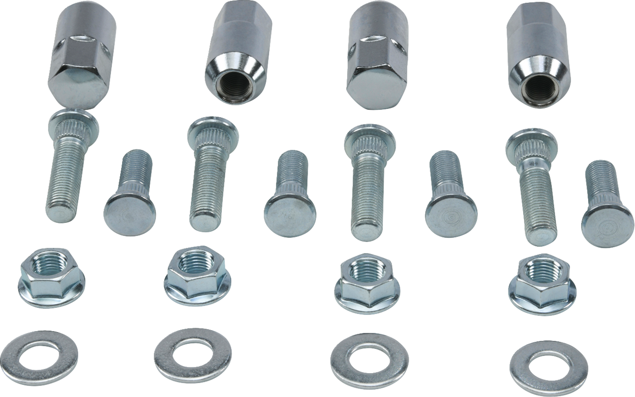 MOOSE OFFROAD Wheel Stud/Nut Kit - Front/Rear / '08 Ranger 700/'05-'08 Sportsman 500/800 0213-1263