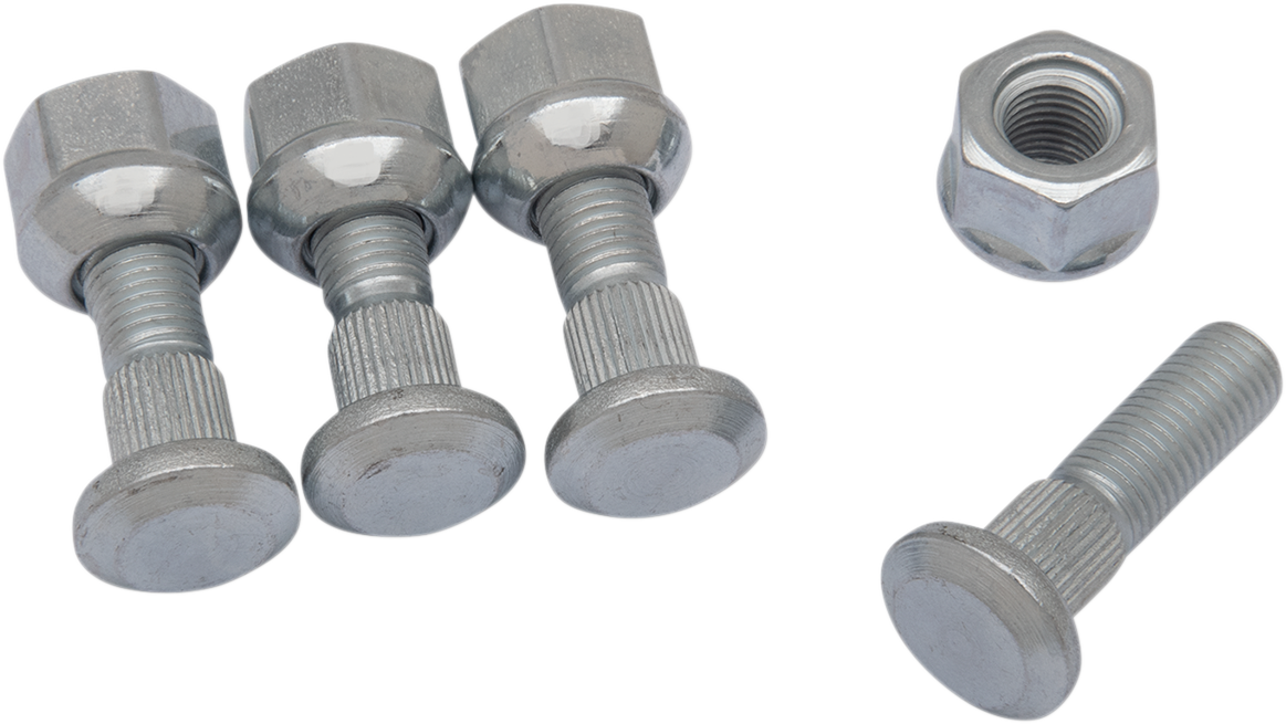 MOOSE OFFROAD Wheel Stud/Nut Kit - Front/Rear / '85-'11 Honda TRX/FL/ATC 0213-0841