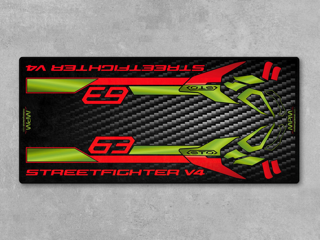 MPM Motorcycle Mat for Ducati Streetfighter V4 Lamborghini Edition - MM4115