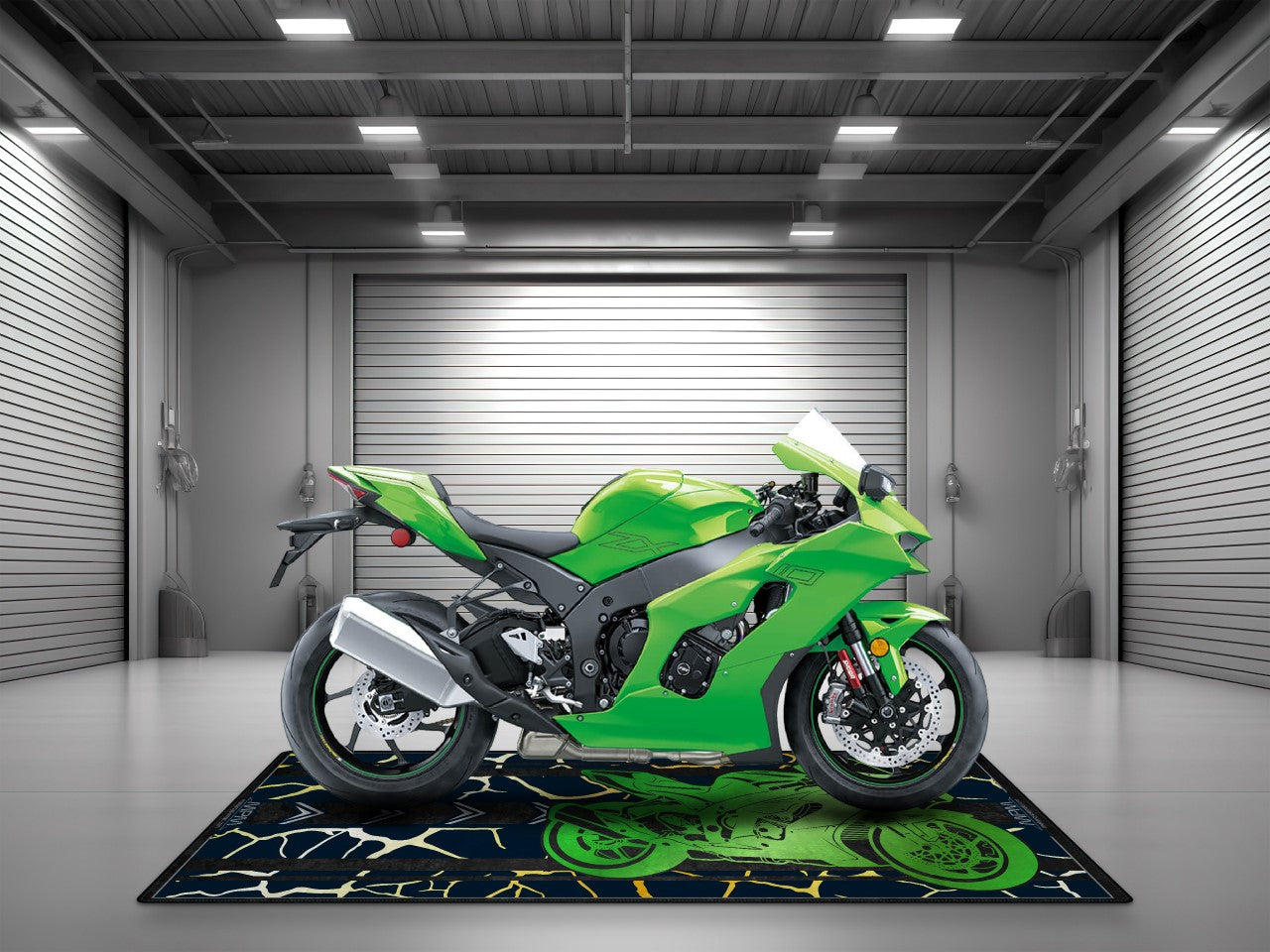 MPM Motorcycle Mat for Kawasaki ZX-10R - U202