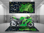 MPM Motorcycle Mat for Kawasaki ZX-10R - U202