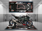 MPM Motorcycle Mat for BMW M1000RR Isle of Man TT - MM4284