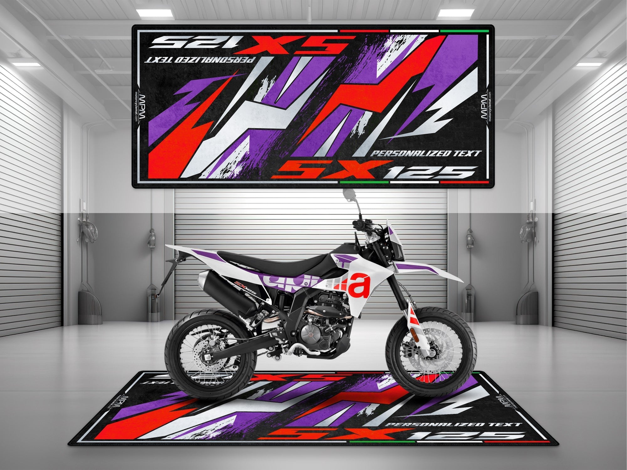 MPM Motorcycle Mat for Aprilia SX 125 - MM4161