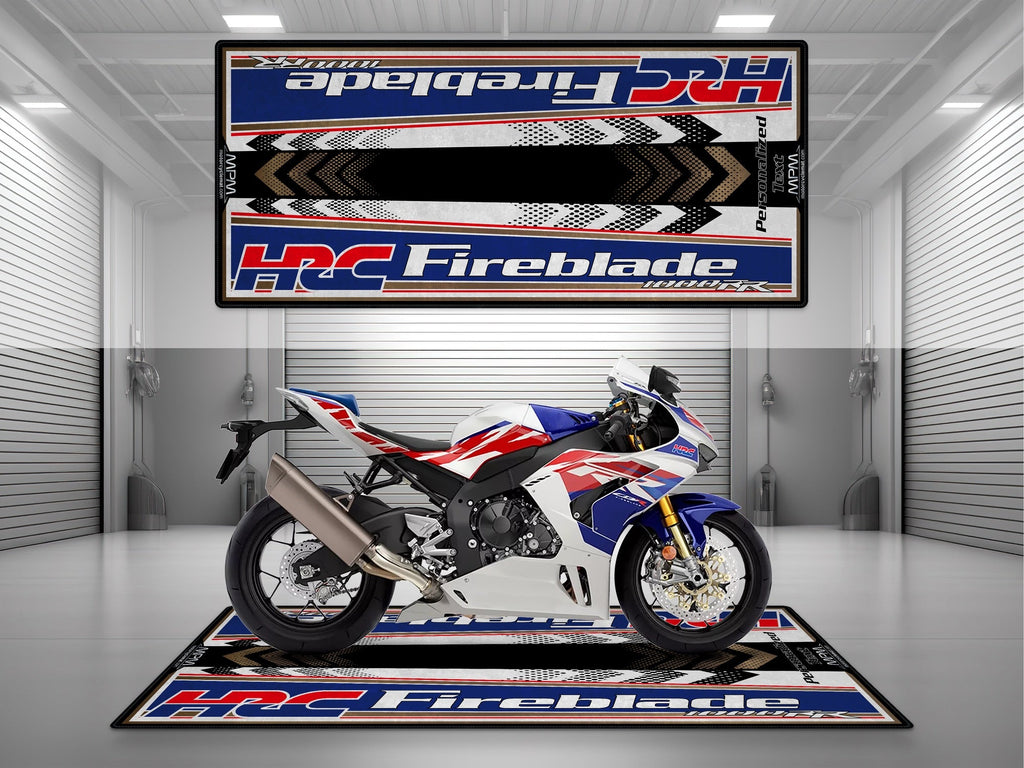 MPM Motorcycle Pit Mat for Honda HRC 1000RR-R Fireblade - U902