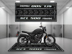 MPM Motorcycle Mat for Honda SCL500 - MM7448