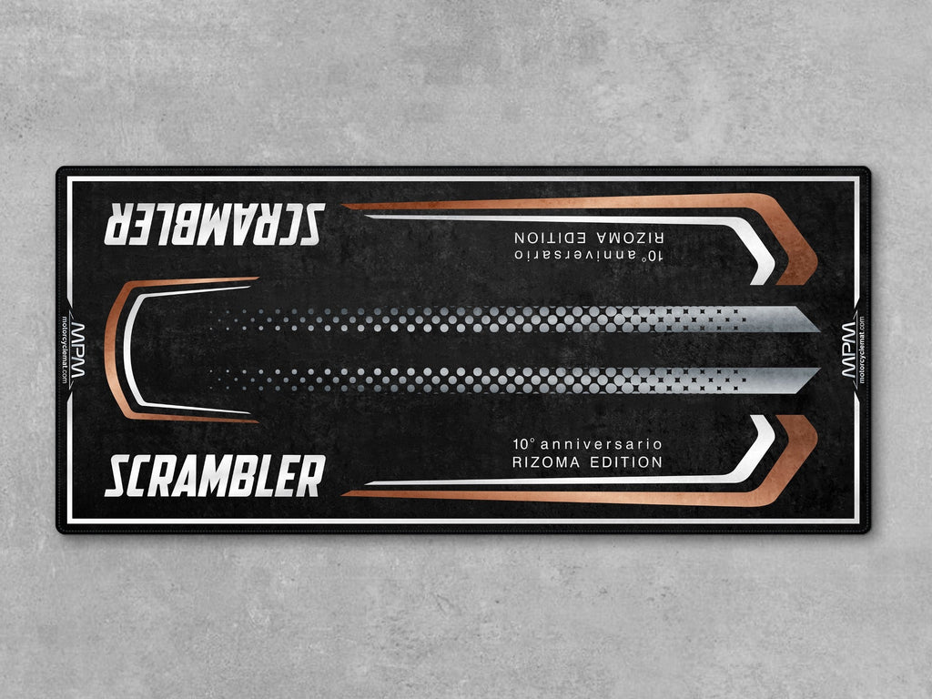 MPM Motorcycle Mat for Scrambler 10th Anniversary Rizoma Edition - MM4207