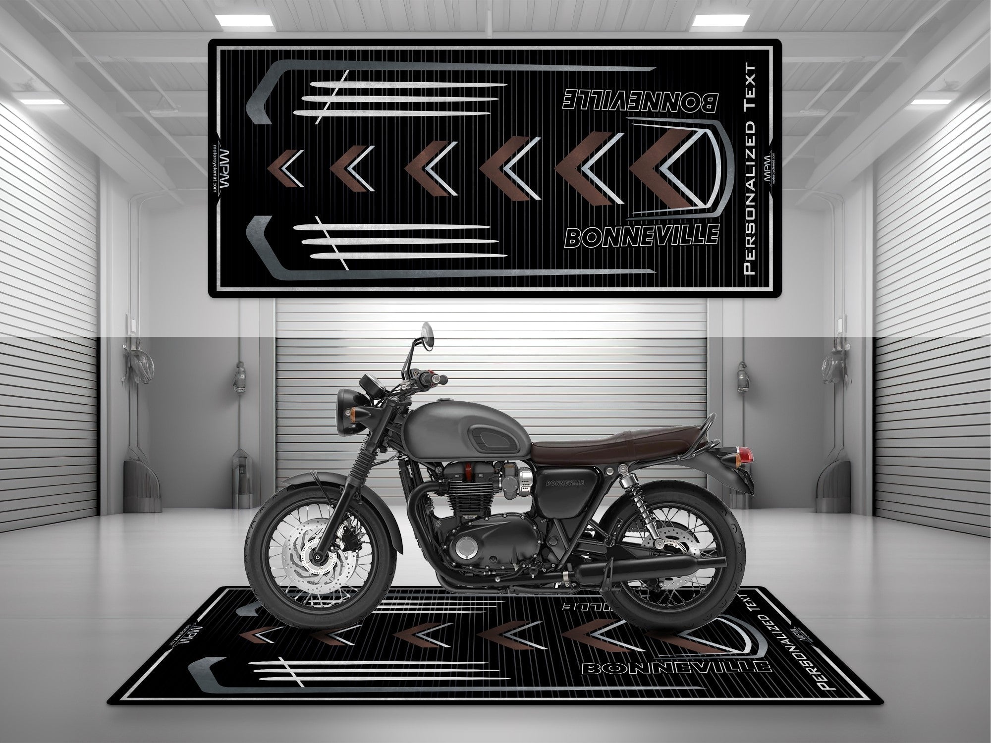 MPM Motorcycle Mat for Bonneville - U1300