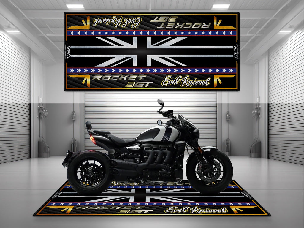 MPM Motorcycle Mat for Rocket 3 GT (Evel Knievel) - U1308