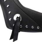 MUSTANG Studded Vinyl Solo Seat — without Backrest