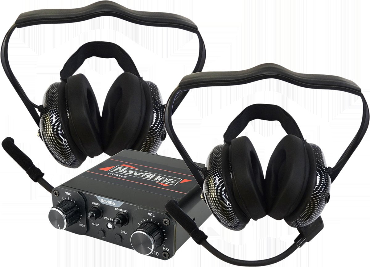 NAVATLAS Communication System with Behind the Head Headphones - Communication System / Behind-the-Head Headset / Black 4402-0814