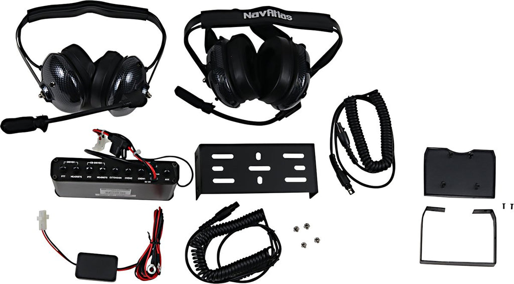NAVATLAS Communication System with Behind the Head Headphones - Communication System / Behind-the-Head Headset / Black 4402-0814