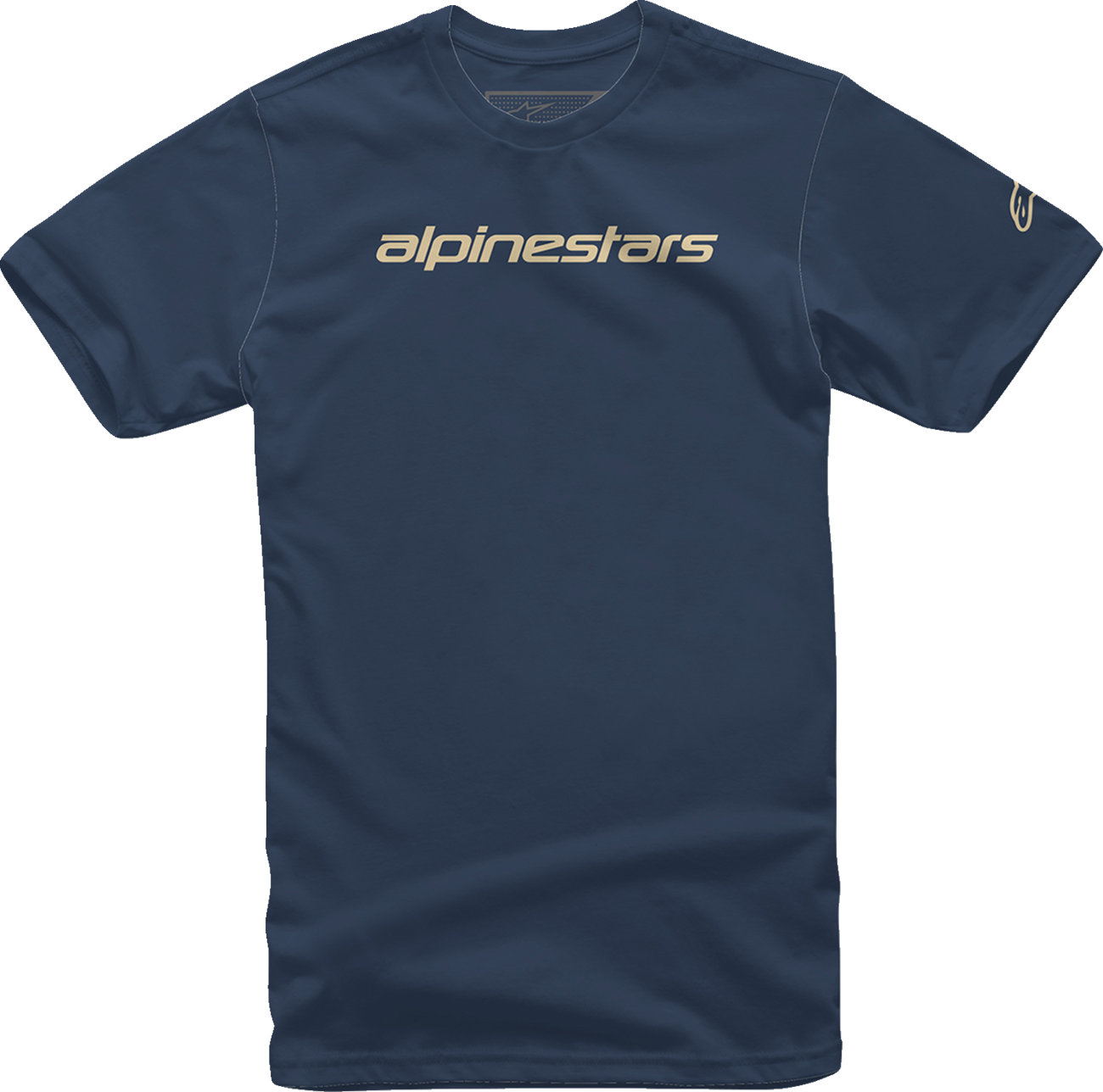 Linear Wordmark T-Shirt - Navy/Stone