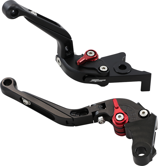 0610-1891 MGP Brake and Clutch Lever Set - Black - Honda Grom 125 2014-2015, 2017-2020