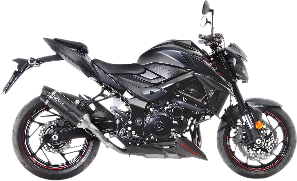 LEOVINCE LV One Evo Slip-On Muffler - Carbon Fiber 14176EU - Suzuki GSX-S750 2017-2020