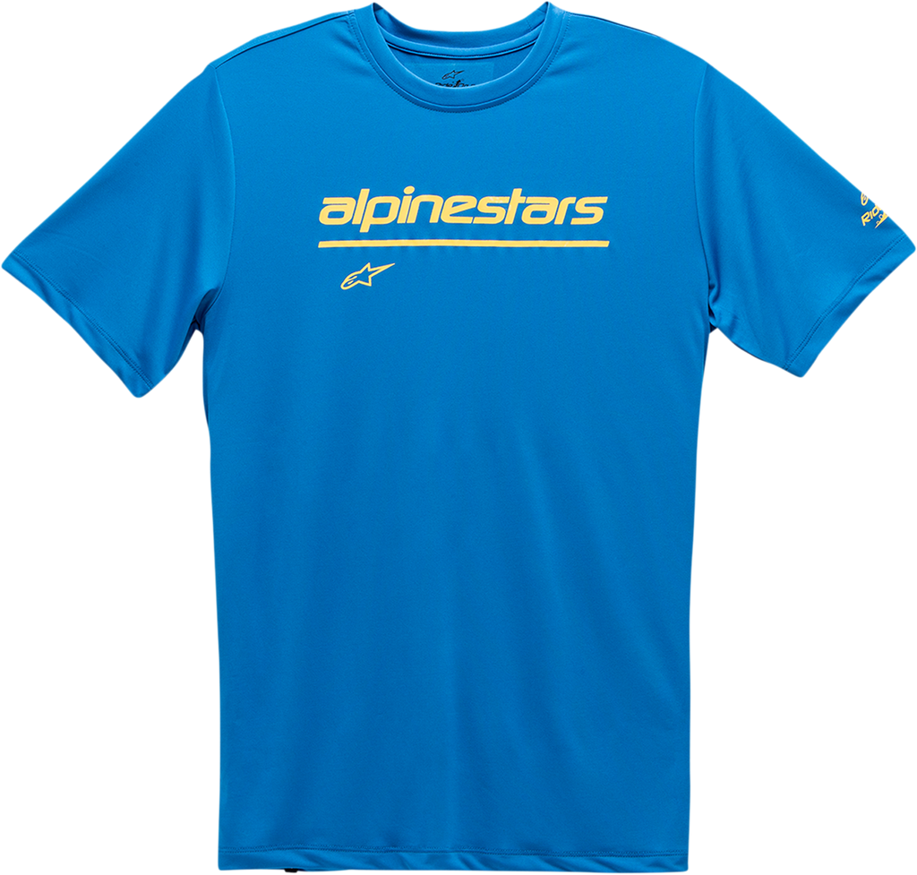 Tech Line Up Performance T-Shirt - Bright Blue
