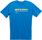 Tech Line Up Performance T-Shirt - Bright Blue