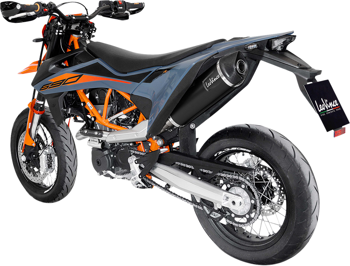 LEOVINCE Nero Exhaust System - Black Stainless - KTM 690 - KTM 690 Duke; Husqvarna 701 14073U
