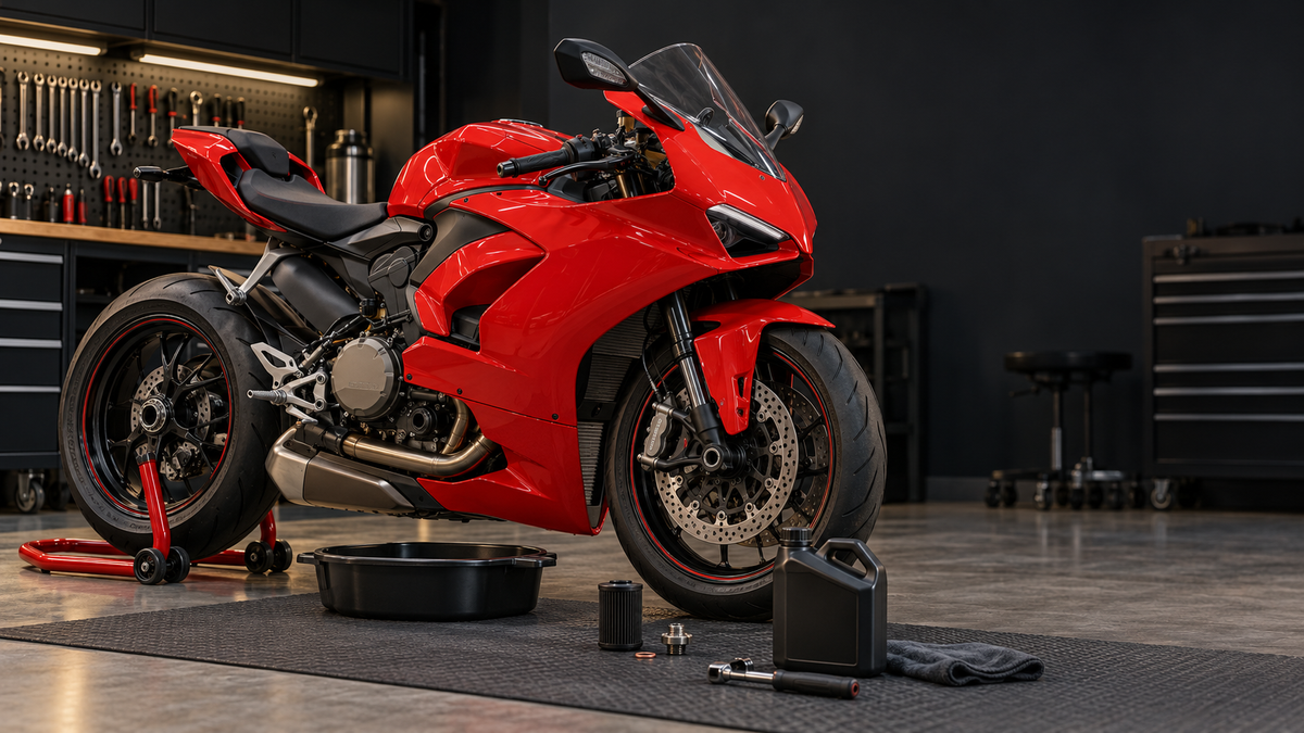 2020-2024 Ducati Panigale V2 maintenance and oil change kit guide