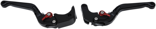 0610-1895 MGP Brake and Clutch Lever Set - Black - Suzuki GSX-R600 / GSX-R750 2006-2023