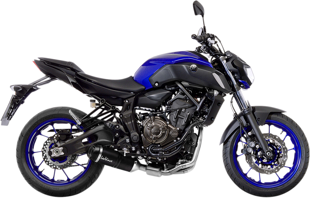 LEOVINCE LV One Evo Exhaust - Carbon Fiber - Yamaha XSR700/MT-07/FZ-07/Tracer 700 14252EU