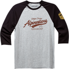 Script T-Shirt - Black/Heather Gray