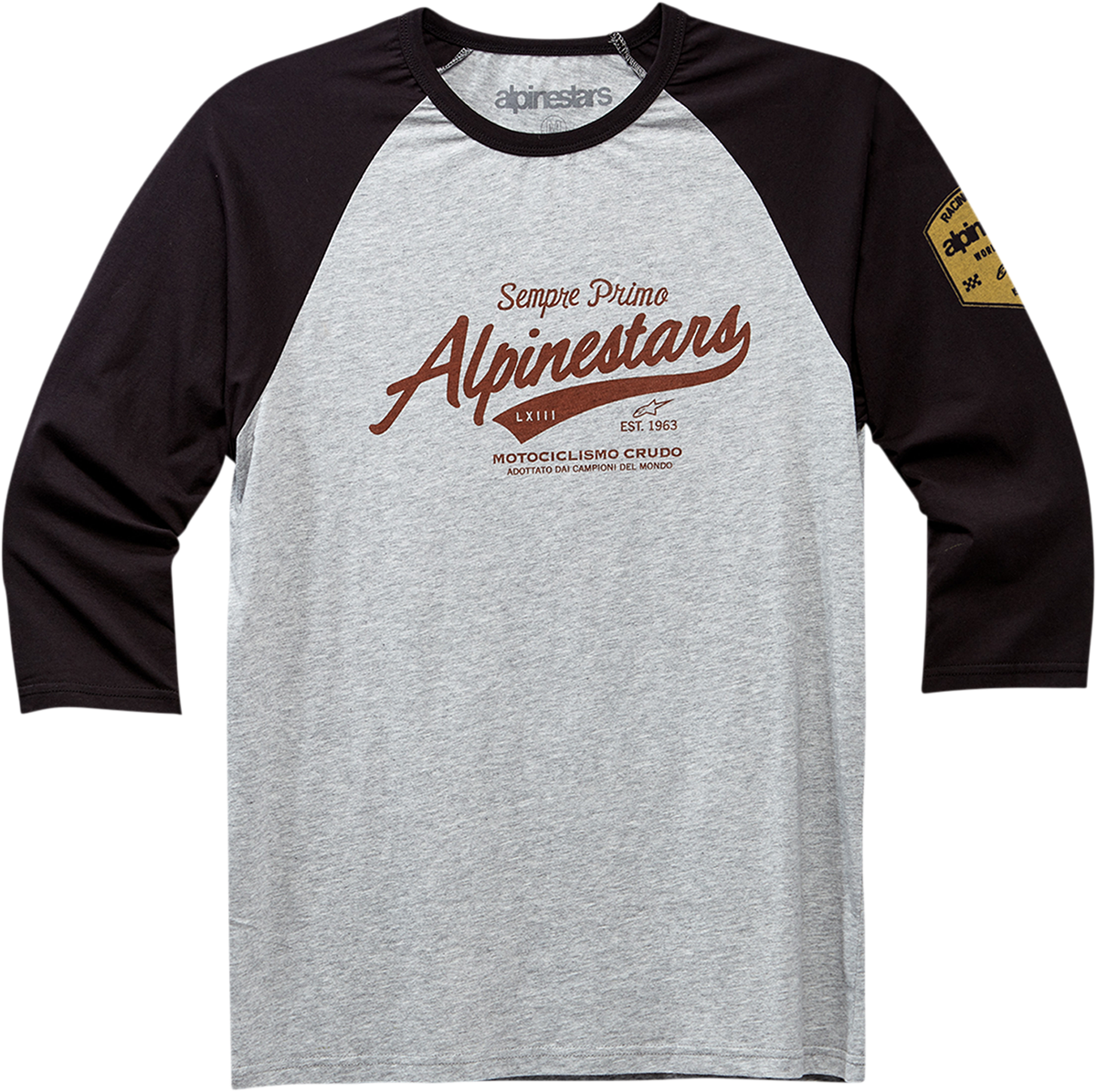 Script T-Shirt - Black/Heather Gray