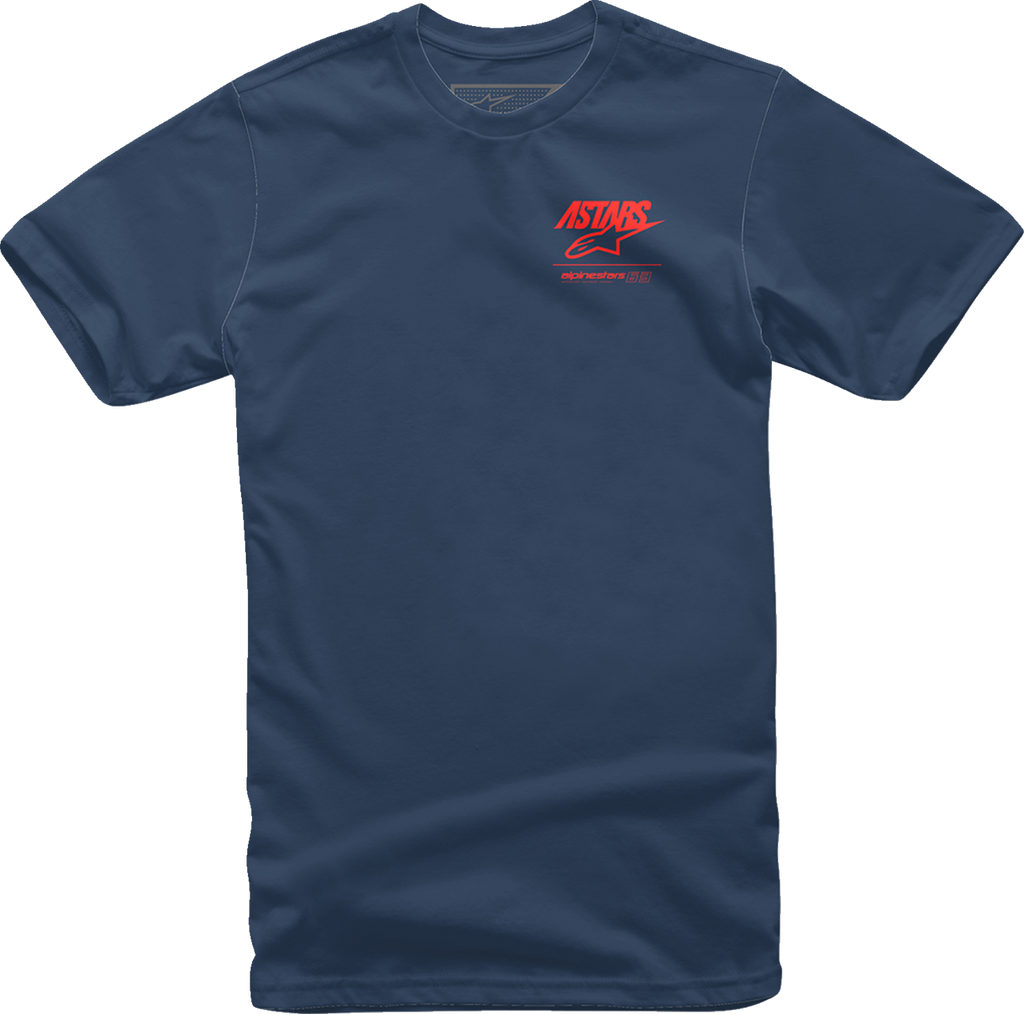 Back Mix T-Shirt - Navy
