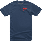 Back Mix T-Shirt - Navy