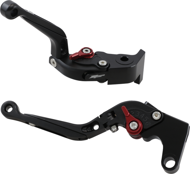 0610-1897 MGP Brake and Clutch Lever Set - Black - Yamaha YZF-R6 2006-2016