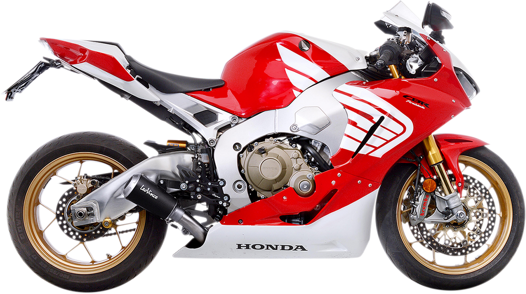 LEOVINCE Slip-On Muffler - Black Stainless Steel - CBR1000RR 15207BU - Honda CBR1000RR LV-10 - Honda CBR1000RR 2017-2019