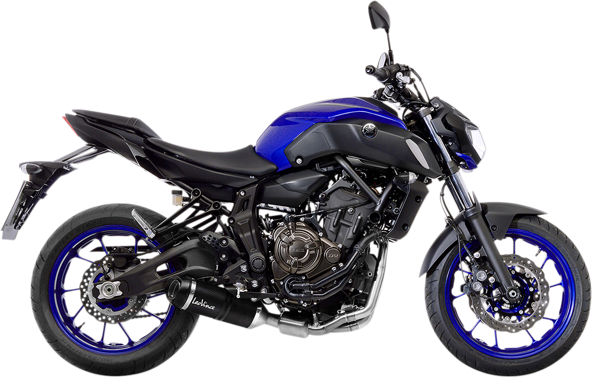 LEOVINCE LV One Evo Exhaust - Carbon Fiber - Yamaha XSR700/MT-07/FZ-07/Tracer 700 14252EU