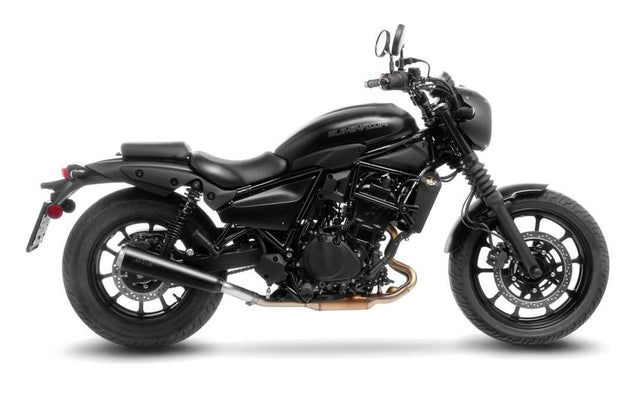 LeoVince Classic Racer Slip-On Muffler - Black - Eliminator 500