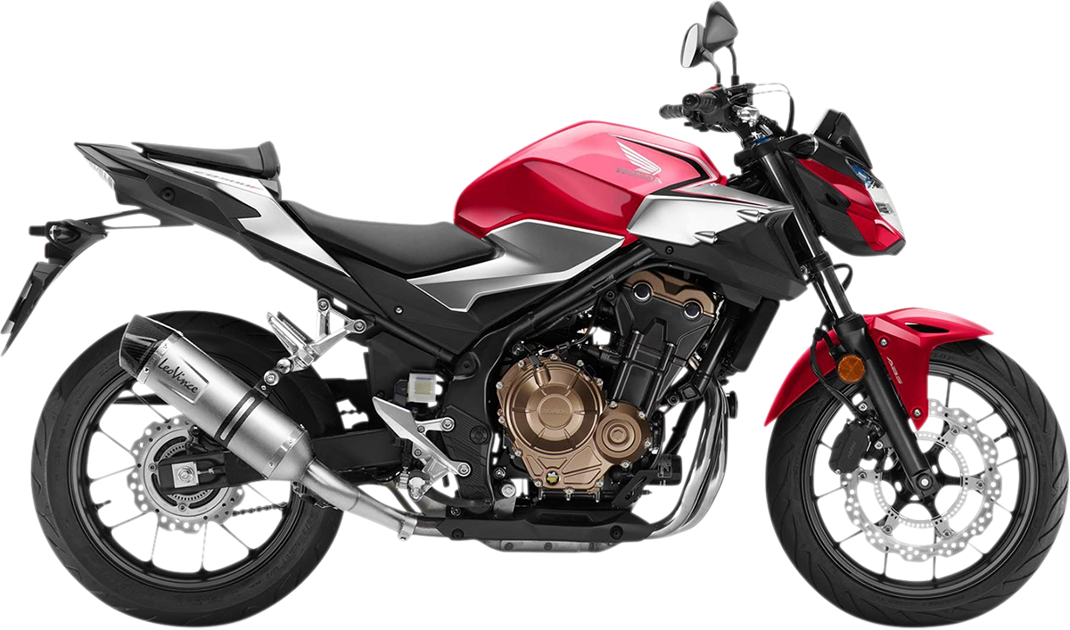 LEOVINCE LV One Evo Muffler - Stainless Steel 14314EU - Honda CB500F/CBR500R/NX500/CB500 Hornet 2019-2026