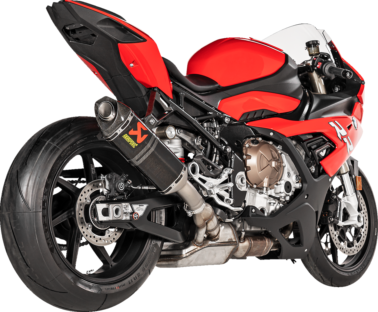 AKRAPOVIC Slip-On Line Muffler - Carbon Fiber - S1000RR S-B10SO10-ZC - BMW S1000RR/M1000RR 2019-2025