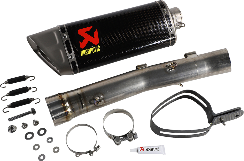 AKRAPOVIC Muffler - Titanium/Carbon Fiber S-H10SO24-APC - Honda CBR1000RR-R Fireblade/SP 2020-2024