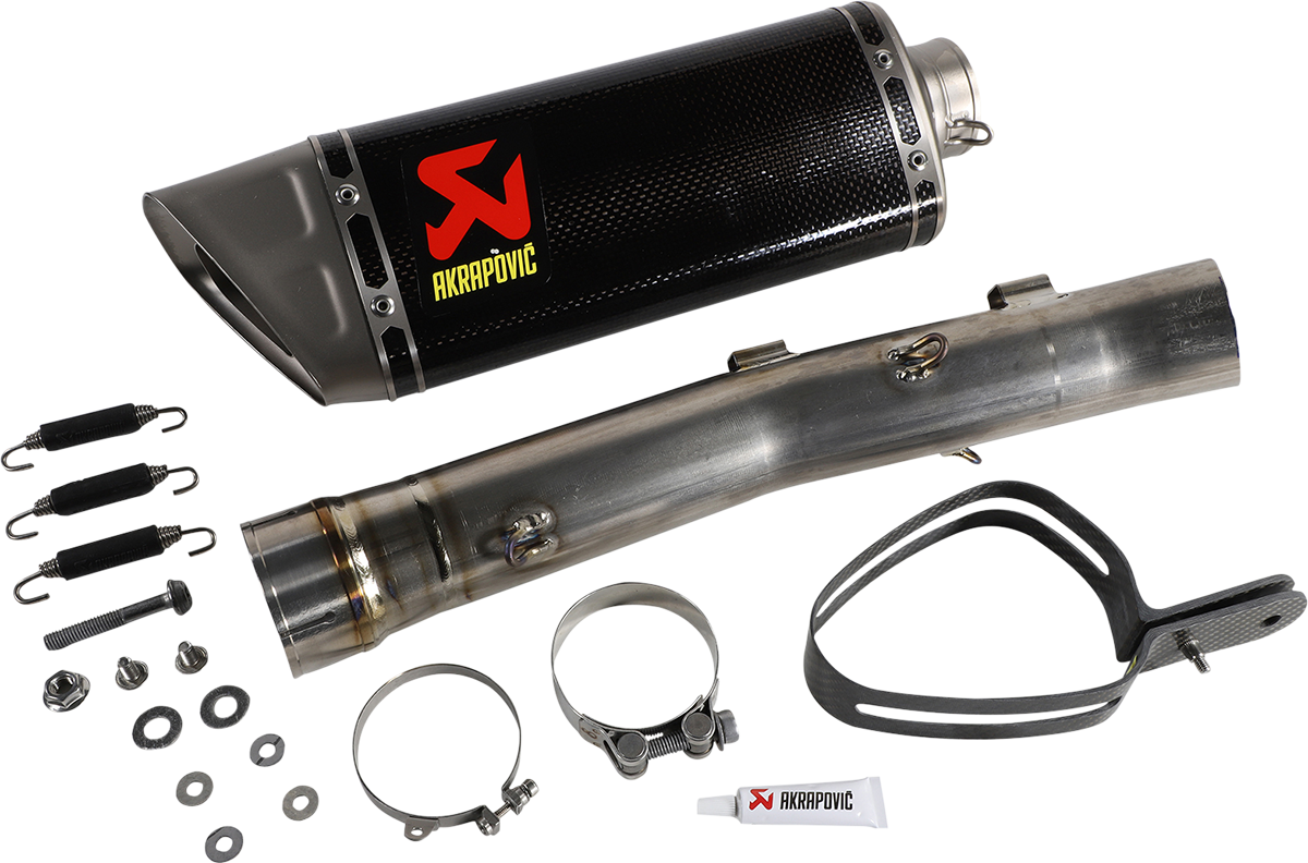 AKRAPOVIC Muffler - Titanium/Carbon Fiber S-H10SO24-APC - Honda CBR1000RR-R Fireblade/SP 2020-2024