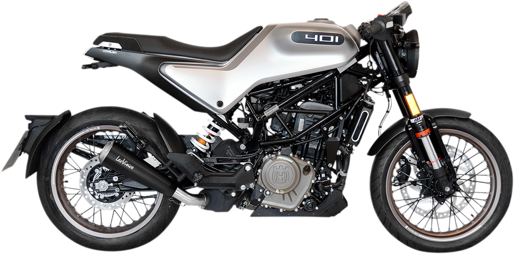 LEOVINCE GP One Slip-On Muffler - Svartpilen/Vitpilen 401 - Husqvarna Svartpilen 401; Husqvarna Vitpilen 401 15126U