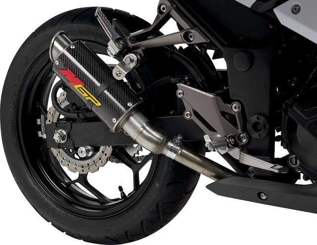 MGP Slip-On - Carbon Fiber - Kawasaki Ninja 250R 2008-2012 / Ninja 300 2013-2017