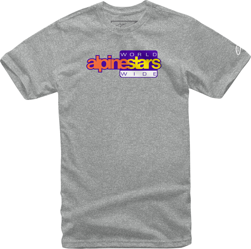 World Wide Again T-Shirt - Heather Gray