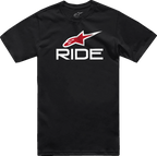 Ride 4.0 T-Shirt - Black/White/Red
