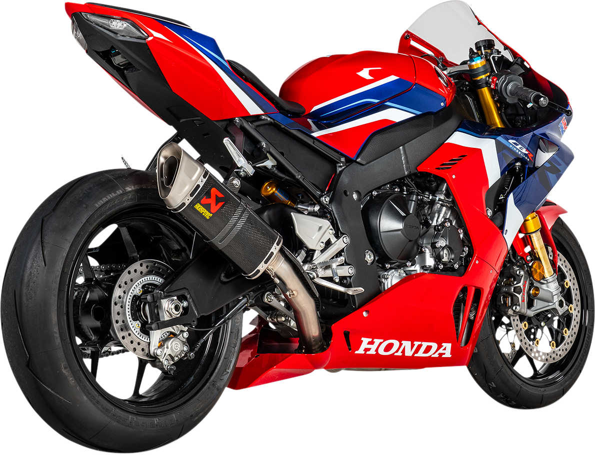 AKRAPOVIC Muffler - Titanium/Carbon Fiber S-H10SO24-APC - Honda CBR1000RR-R Fireblade/SP 2020-2024