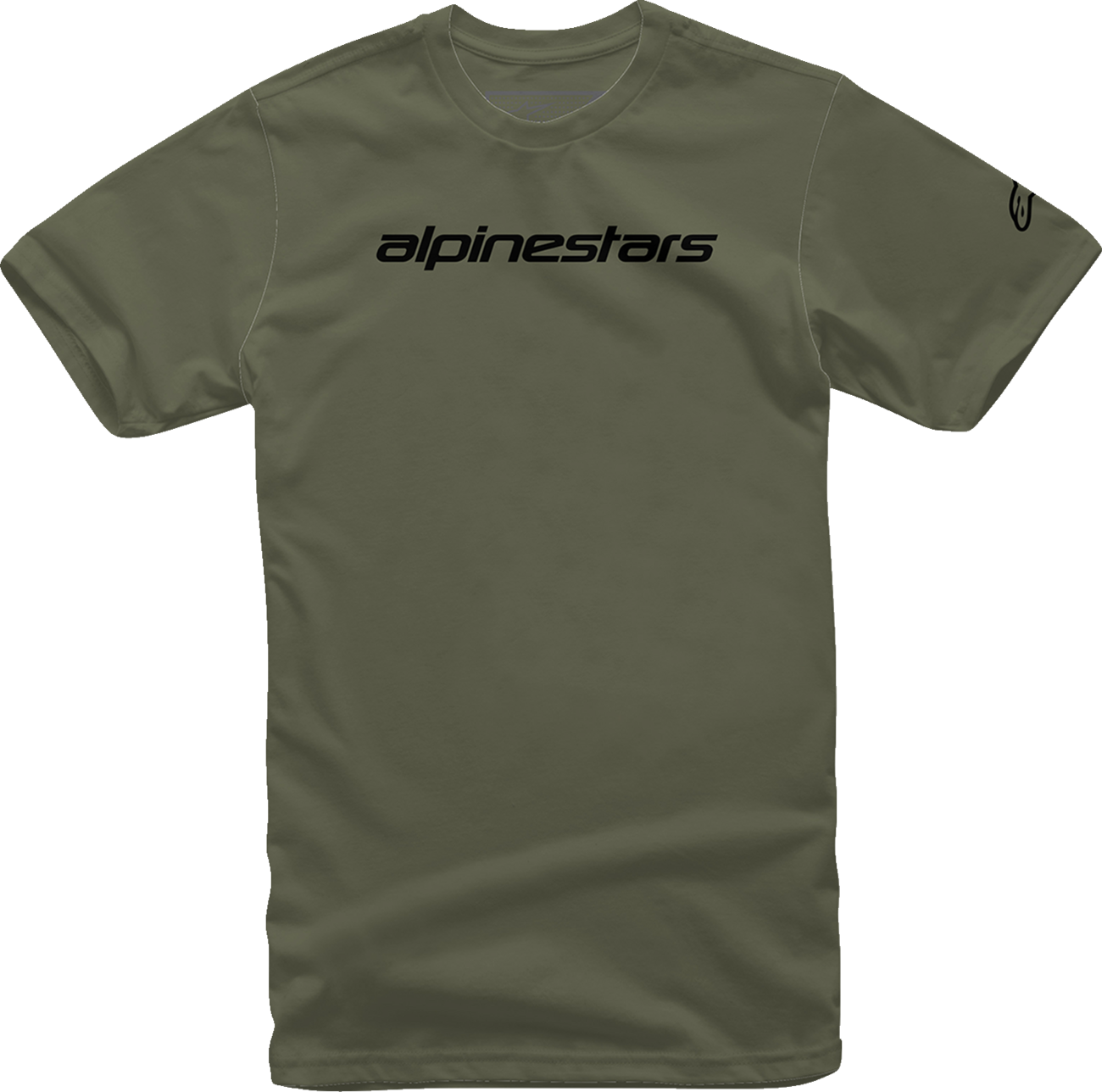 Linear Wordmark T-Shirt - Military/Black