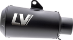 LeoVince Universal LV-10 Slip-On Muffler - Full Black 9746FBU