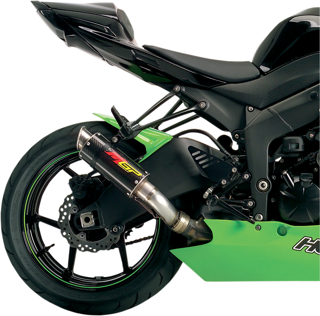 MGP Slip-On - Carbon Fiber - Kawasaki Ninja ZX-6R / ZX636 2009-2023