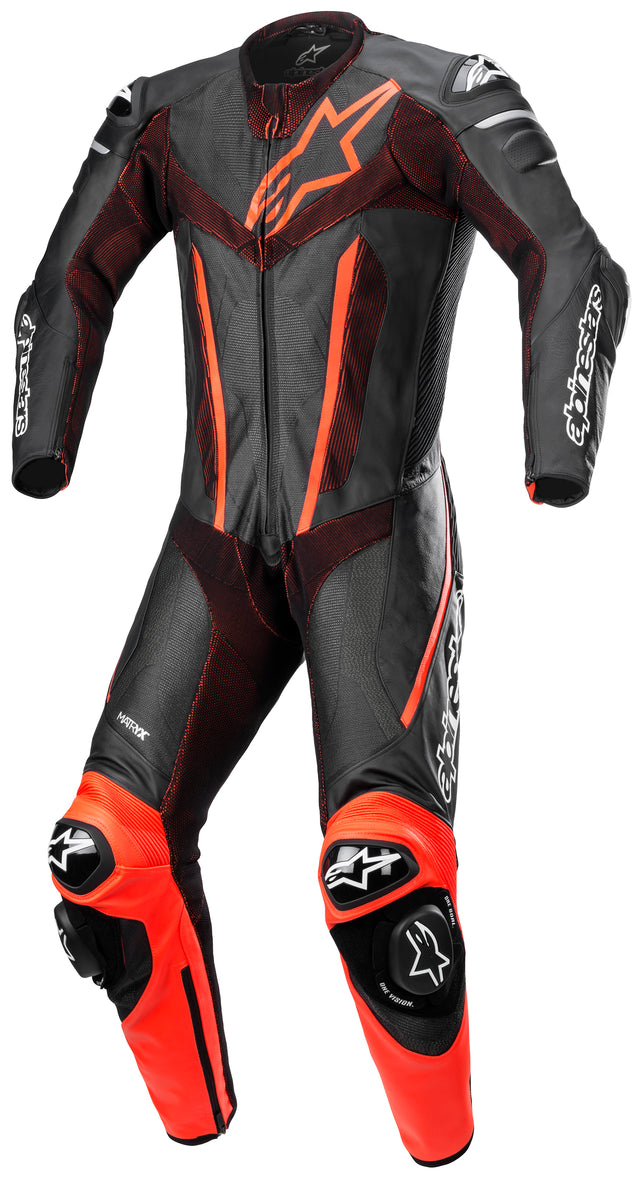 Alpinestars FUSION SUIT 1PC Black RD FL