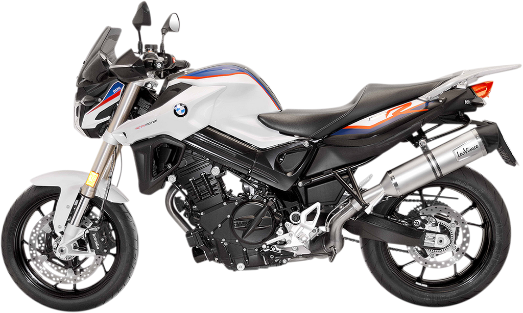 LEOVINCE LV One Evo Slip-On Muffler - Stainless Steel - 800 GT - BMW F 800 GT 14356EU