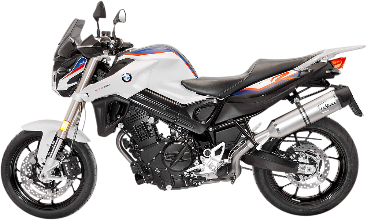 LEOVINCE LV One Evo Slip-On Muffler - Stainless Steel - 800 GT - BMW F 800 GT 14356EU